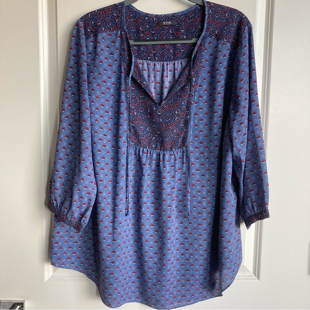 NYDJ 3/4 Sleeve Women’s Blouse